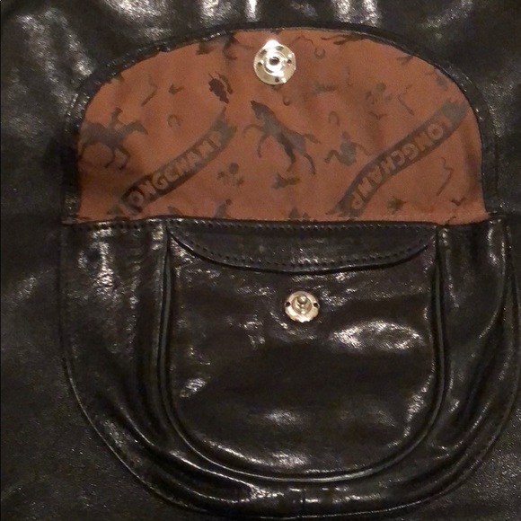 Longchamp Black Leather shoulder/arm Bag - Picture 2 of 7